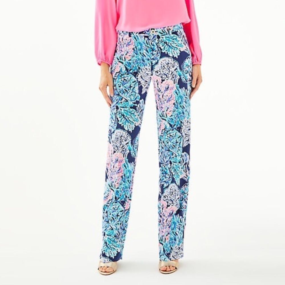 Lilly Pulitzer Mallory High Rise Stretch, Size 2, Like New